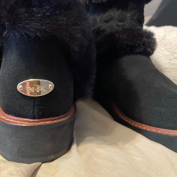 Coach black boots - Picture 4 of 4